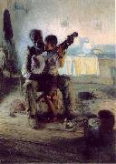 Henry Ossawa Tanner Henry Ossawa Tanner, The Banjo Lesson, painting